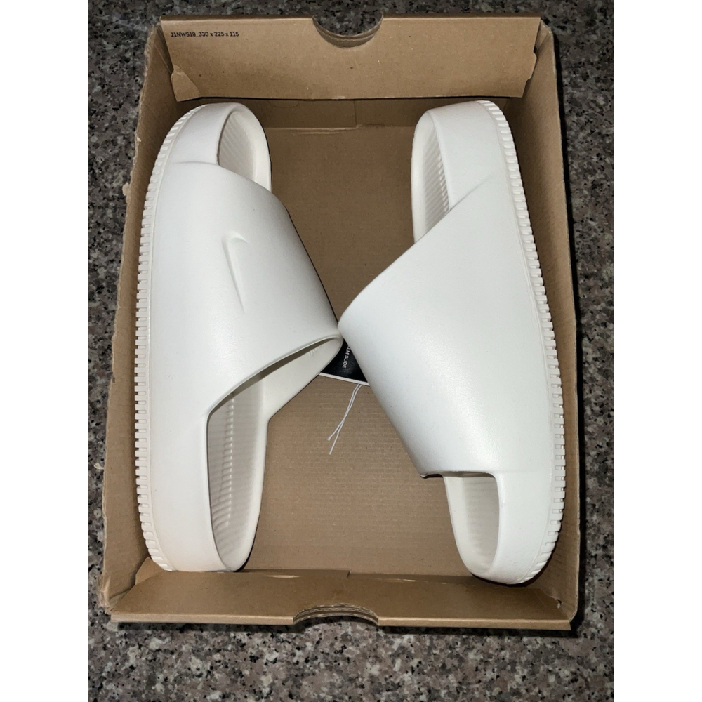 New Men's‎ NIKE CALM SLIDE SAIL/SAIL Size 12 - Picture 3 of 4